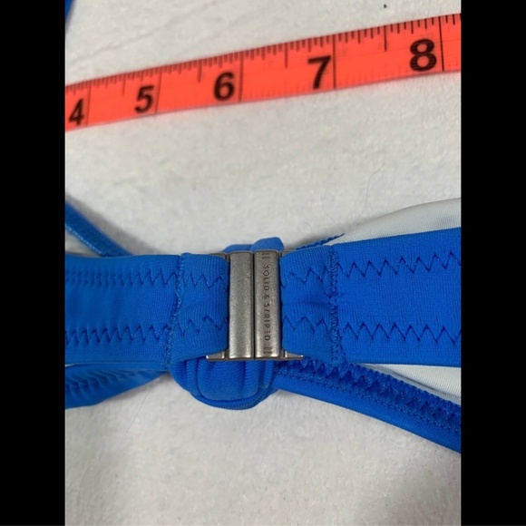 NWT Solid & Striped Whitney Bandeau Convertible‎ Bikini Top Blue [SZ Small ] - Picture 7 of 8